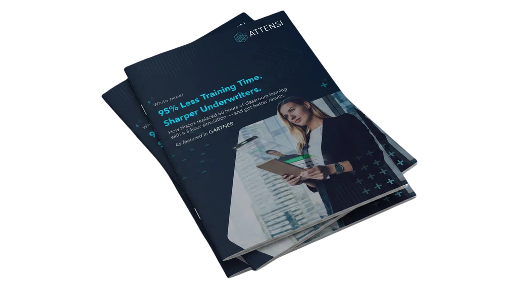 95% Less Training Time. Sharper Underwriters.