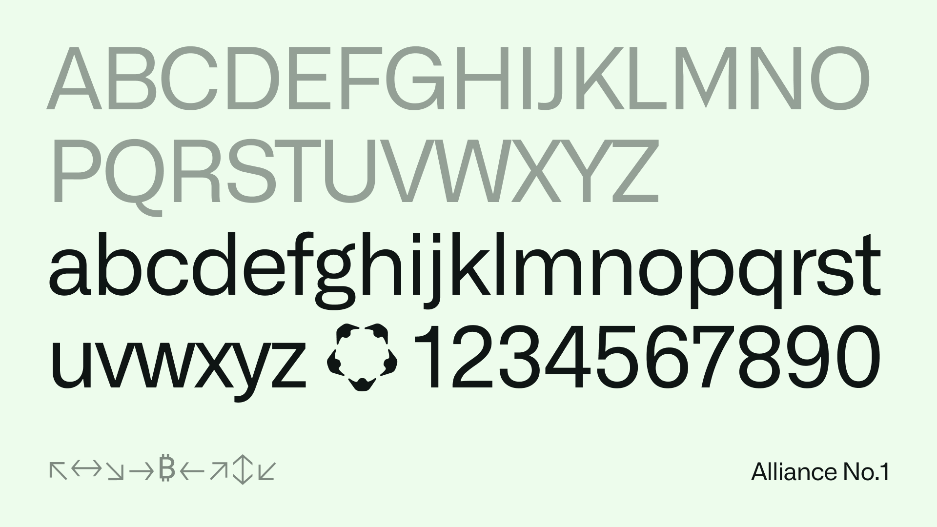Alliance No.1 Font