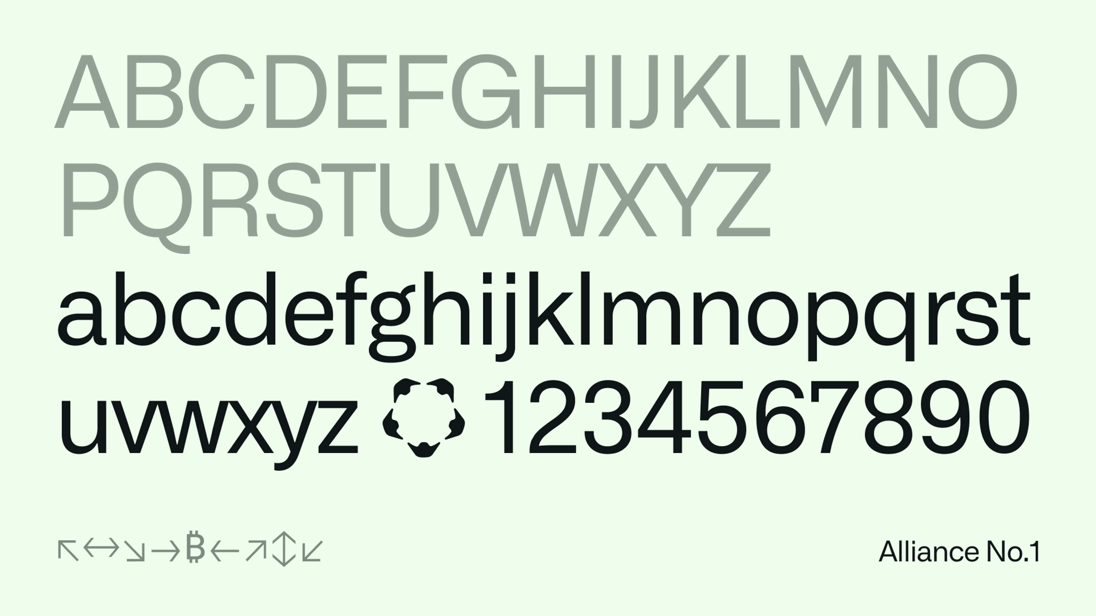 Alliance No.1 Font