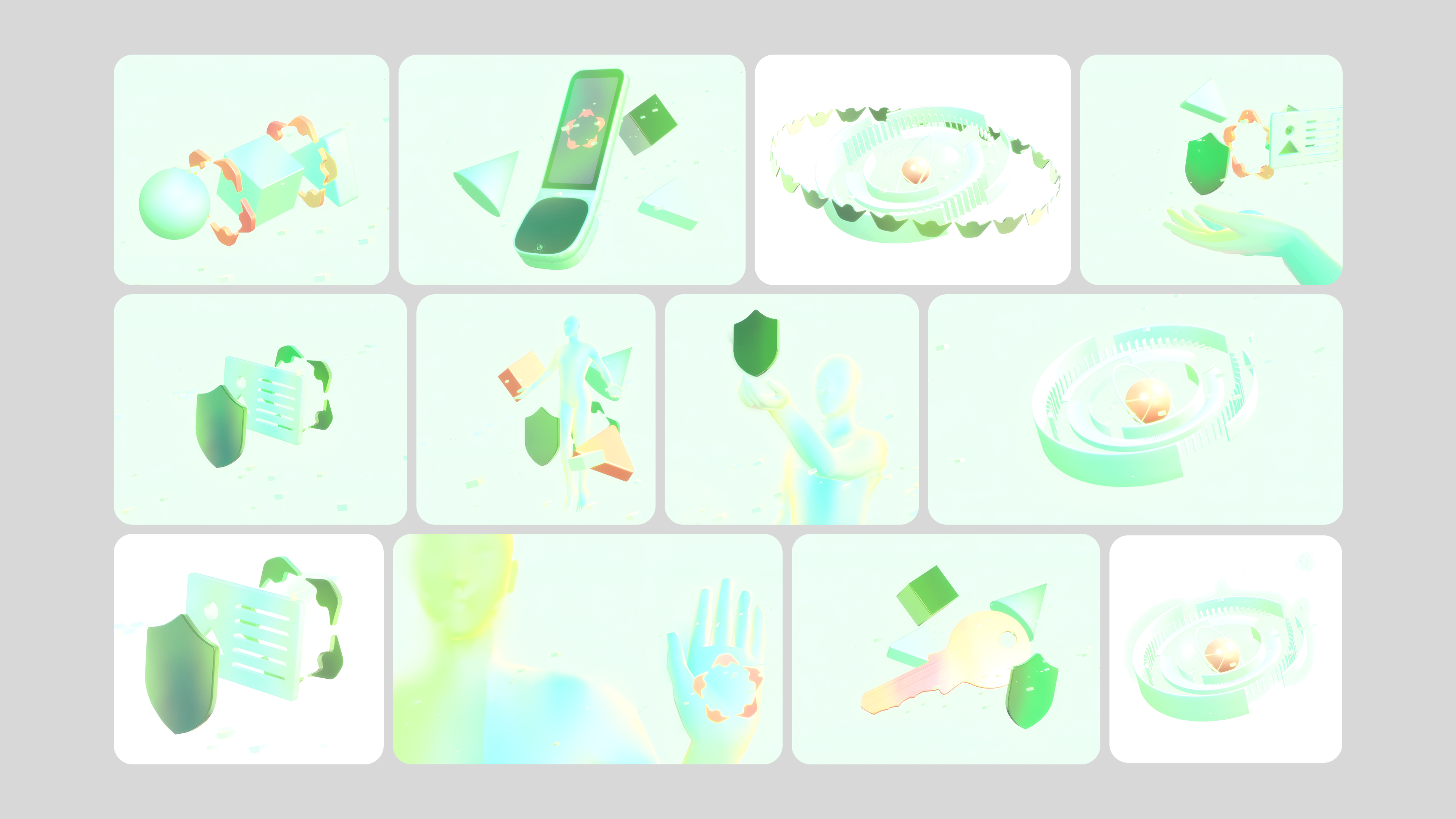 Humanity protocol 3D assets