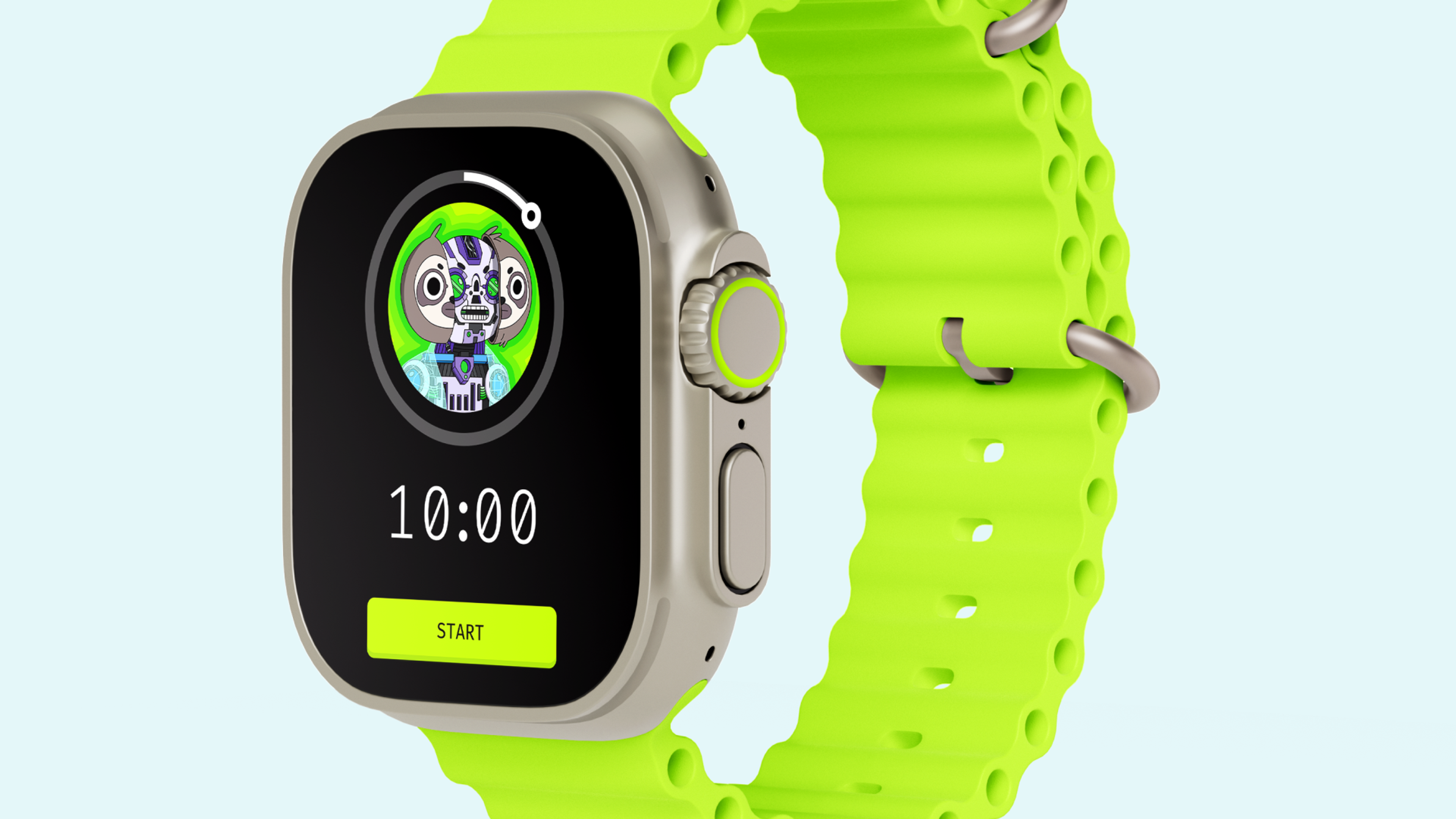 Slophy apple watch mockup