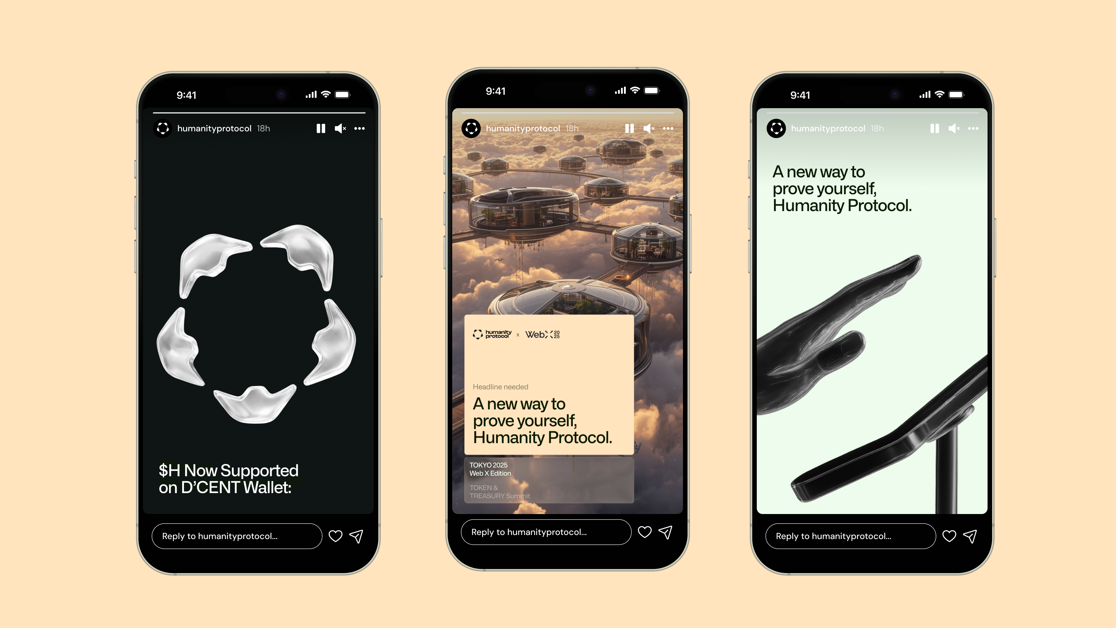 Humanity Protocol Instagram stories