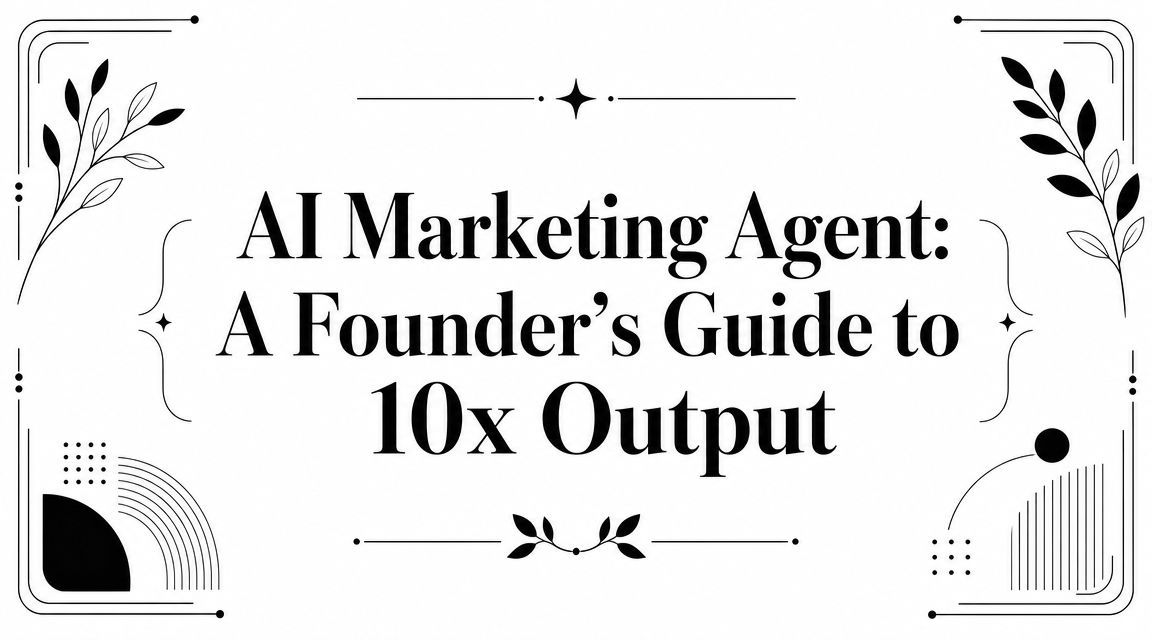 AI Marketing Agent: A Founder's Guide to 10x Output