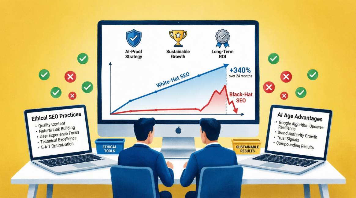ethical SEO strategy AI age white hat