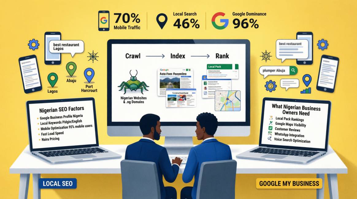 A feature image on how Google search work in Nigeria