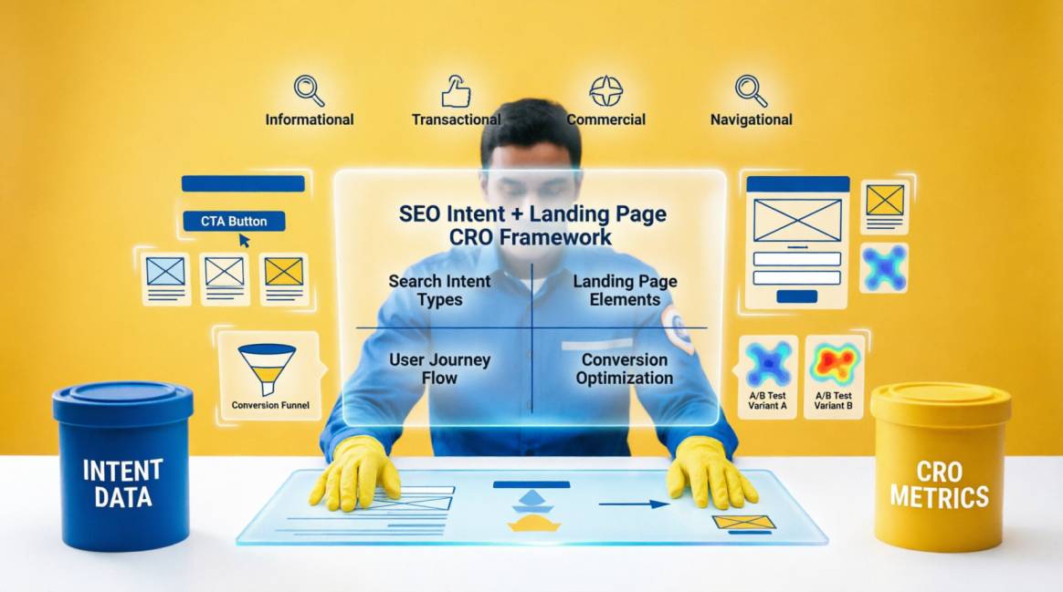how to align SEO intent with landing page CRO illustration