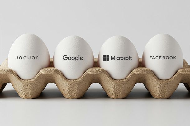 Ako vajce vajcu. Prečo sa logá veľkých firiem pri redizajnoch podobajú