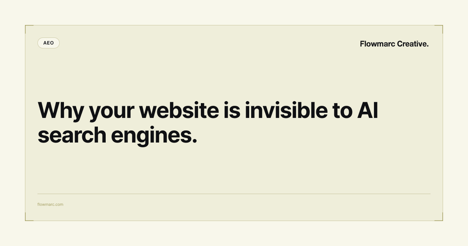 What Is AEO? Why Your Website Is Invisible to ChatGPT, Perplexity, and Gemini cover