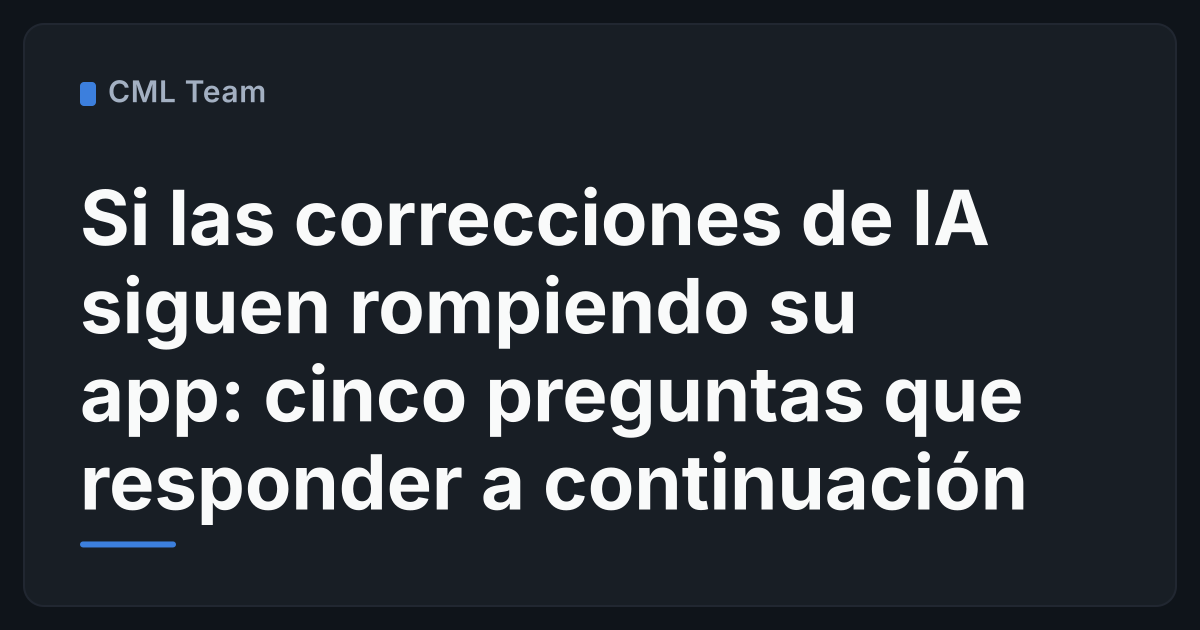 Lista de comprobación en papel con cinco casillas junto a un portátil que muestra un error de una aplicación