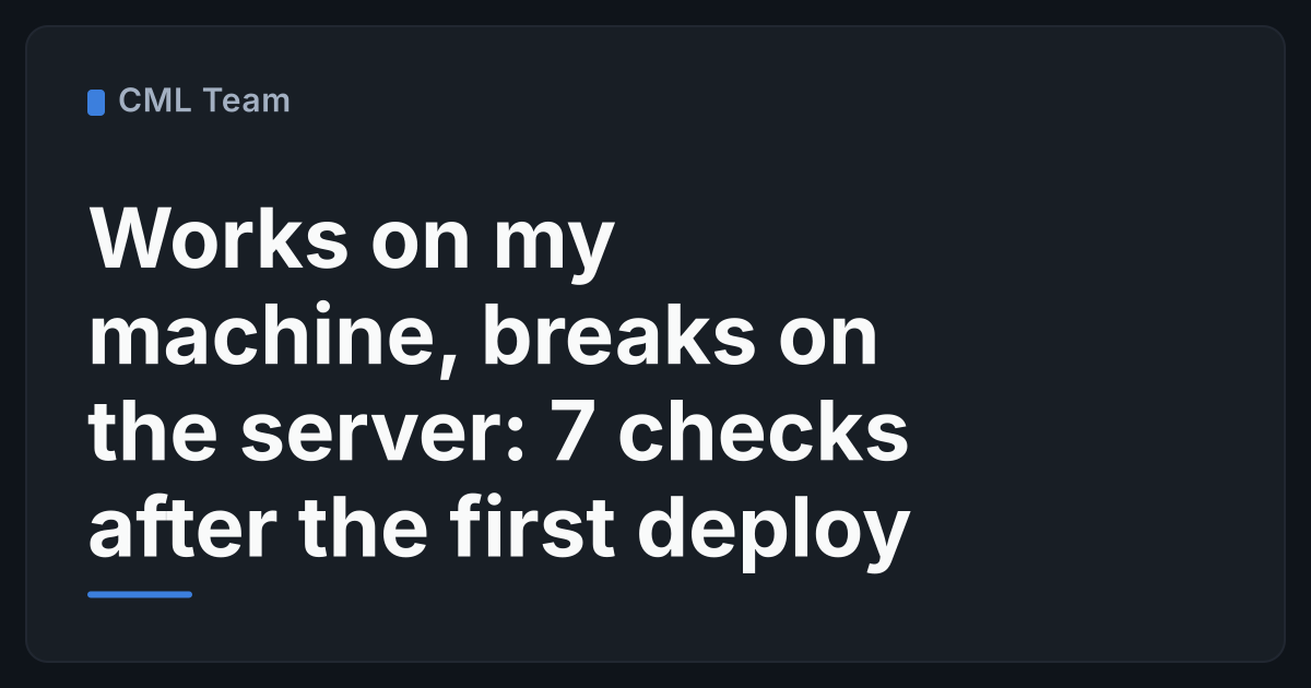 A laptop and a server linked by 7 switches, one of them set the wrong way
