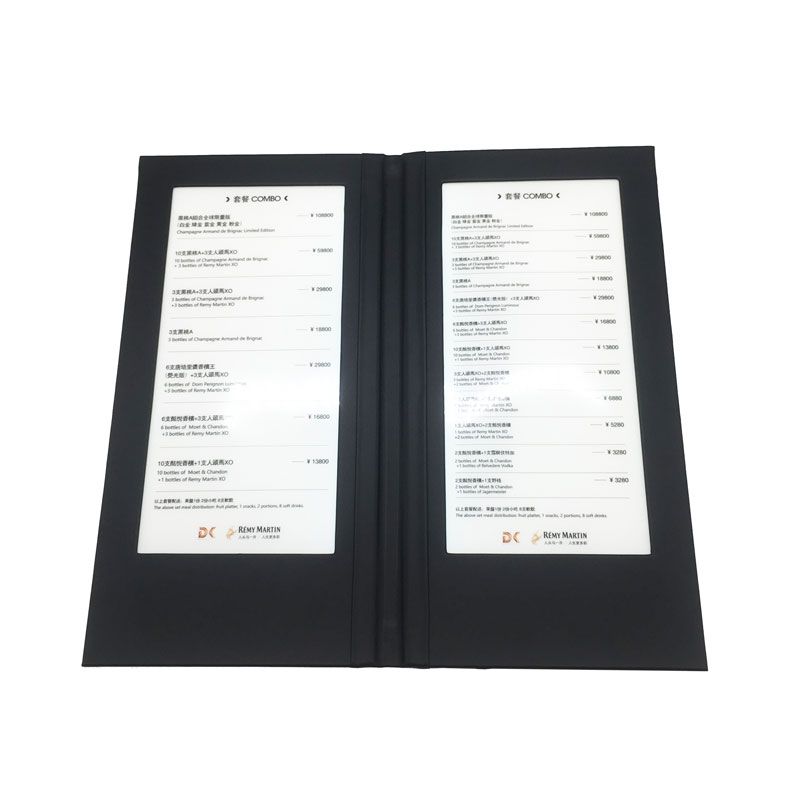 2-View Illuminated Custom LED Menu Cover