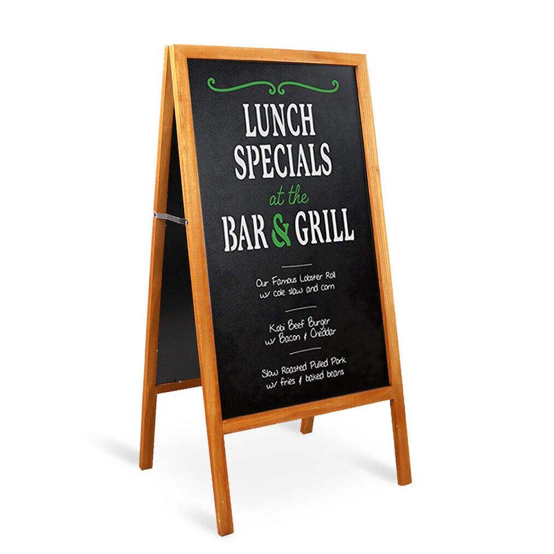 Custom a frame chalkboards for hospitality businesses