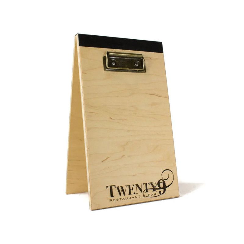Wooden A Frame Clipboard Menu Holder
