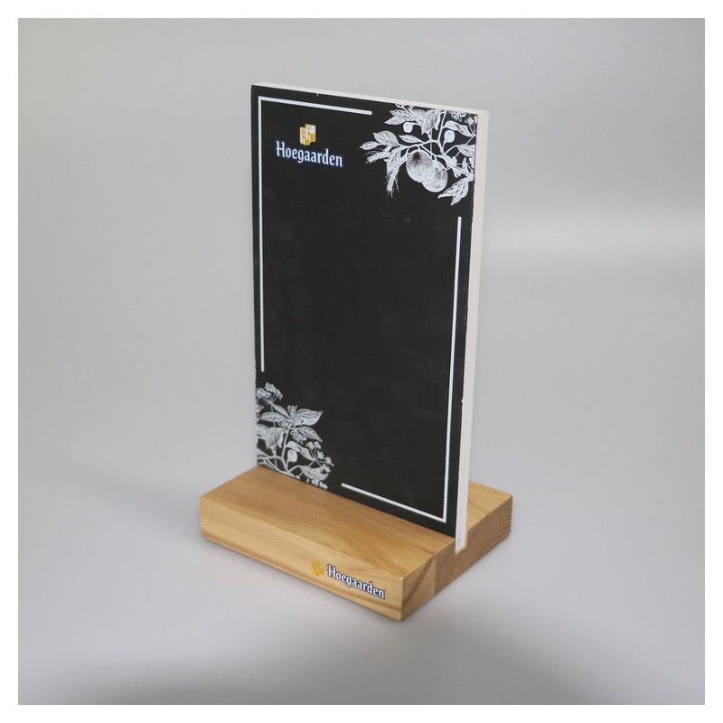 Wooden Tabletop Menu Chalkboard