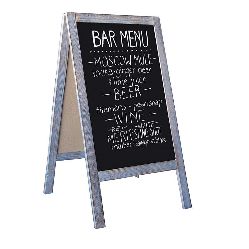 Rustic A Frame Chalkboard