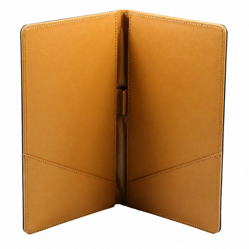 Custom Leather Check Presenter with 2 Pockets