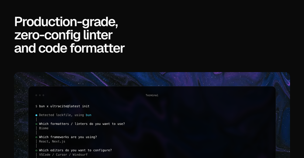 Screenshot of Ultracite v7