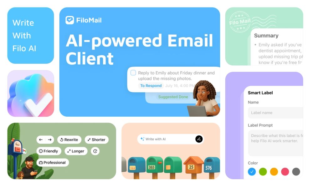 Screenshot of FiloMail for Android