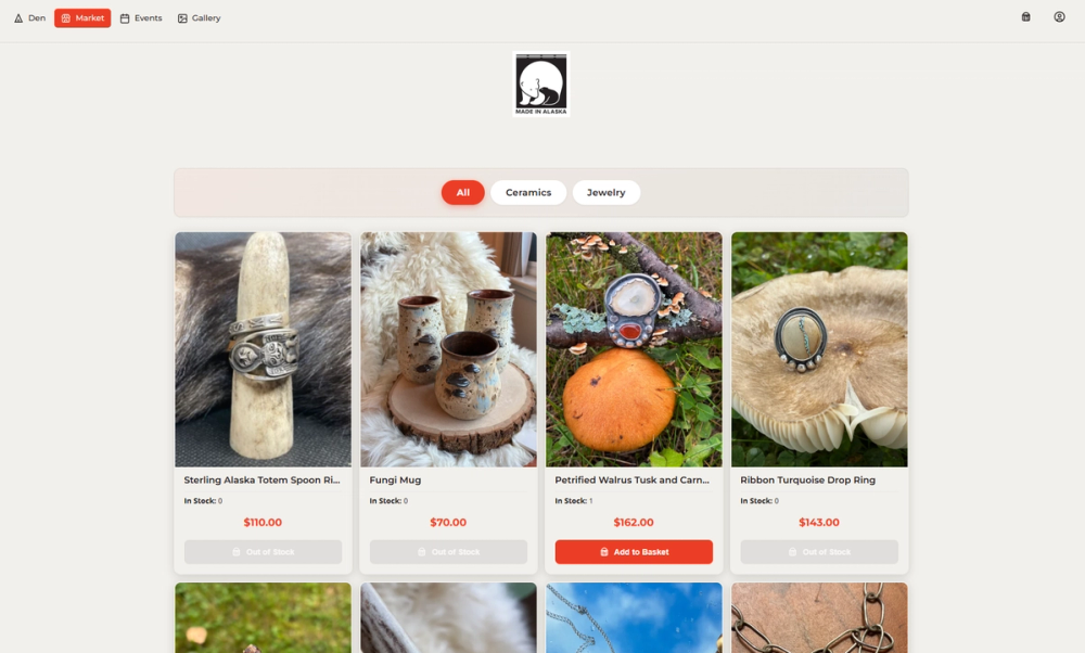 Screenshot of Block Cart