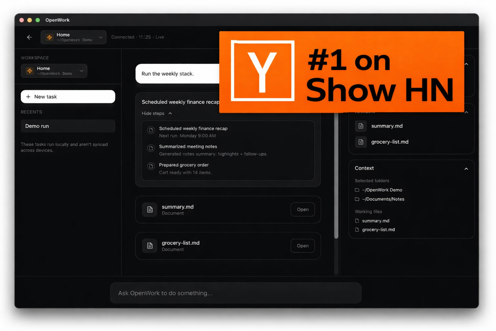 Screenshot of OpenWork