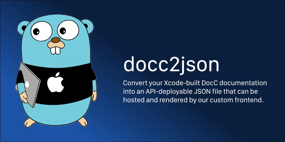 Screenshot of docc2json