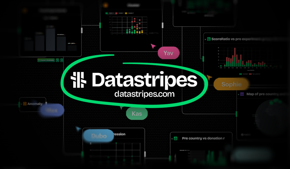 Screenshot of Datastripes Lens