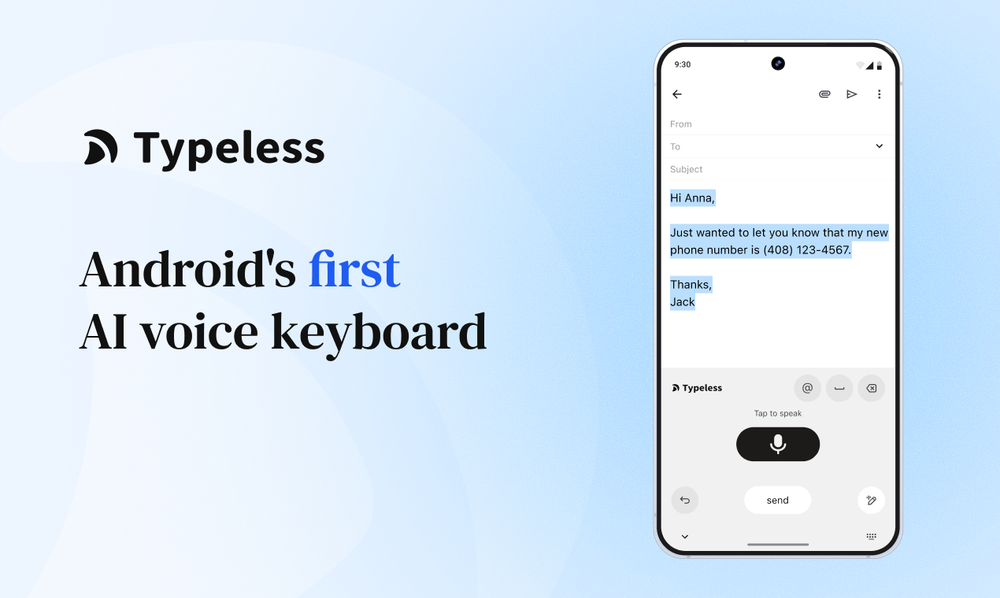 image of Typeless for Android