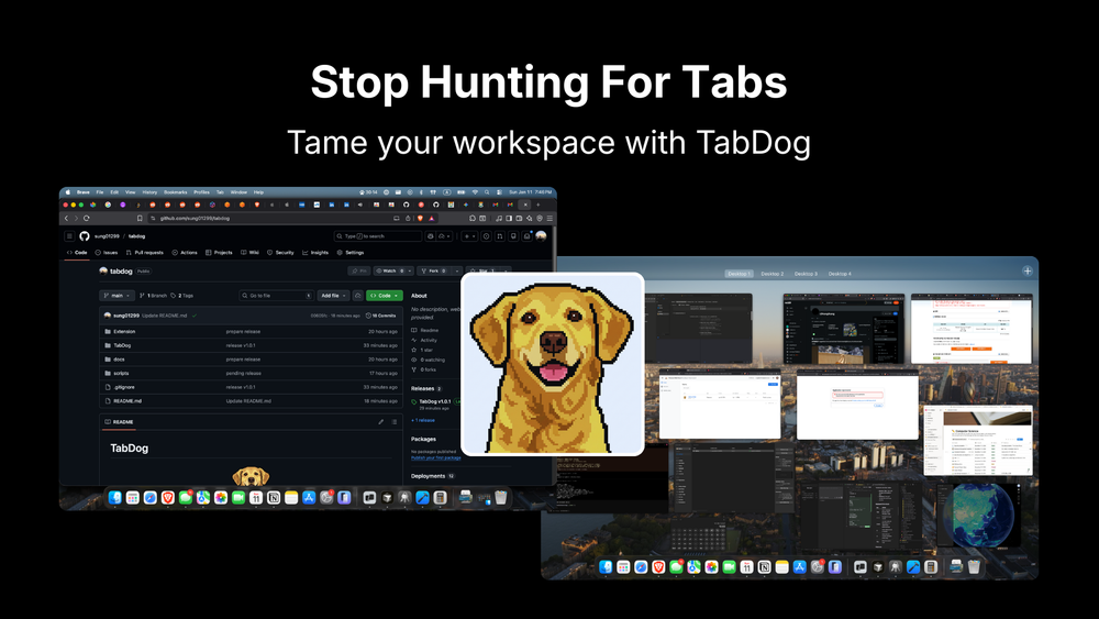 Screenshot of TabDog