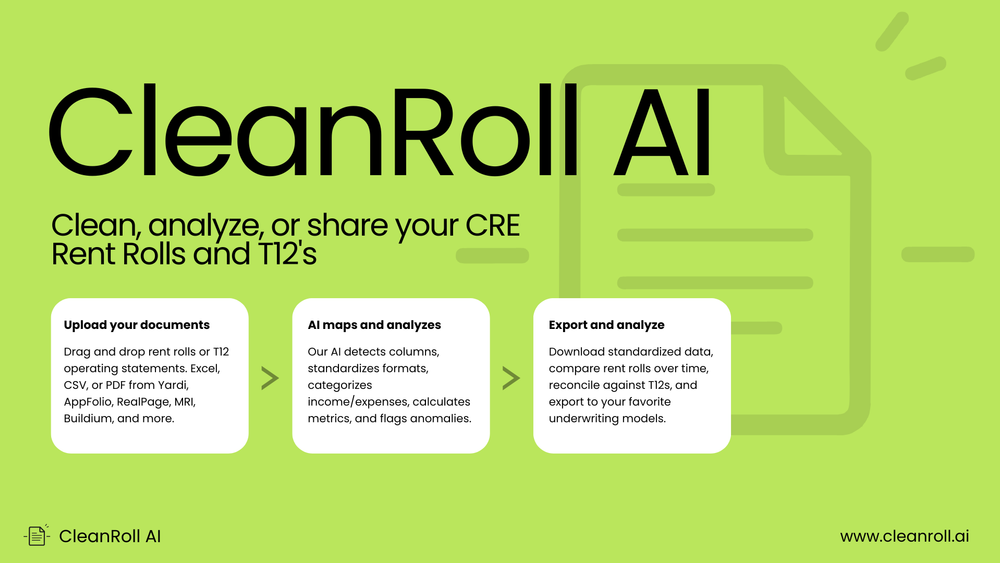 Screenshot of CleanRoll AI