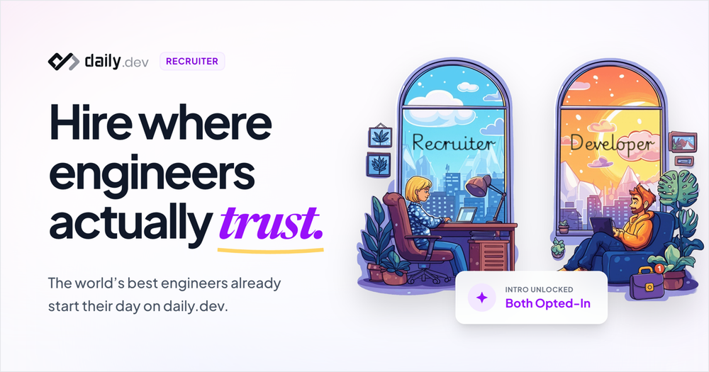 Screenshot of daily.dev Recruiter
