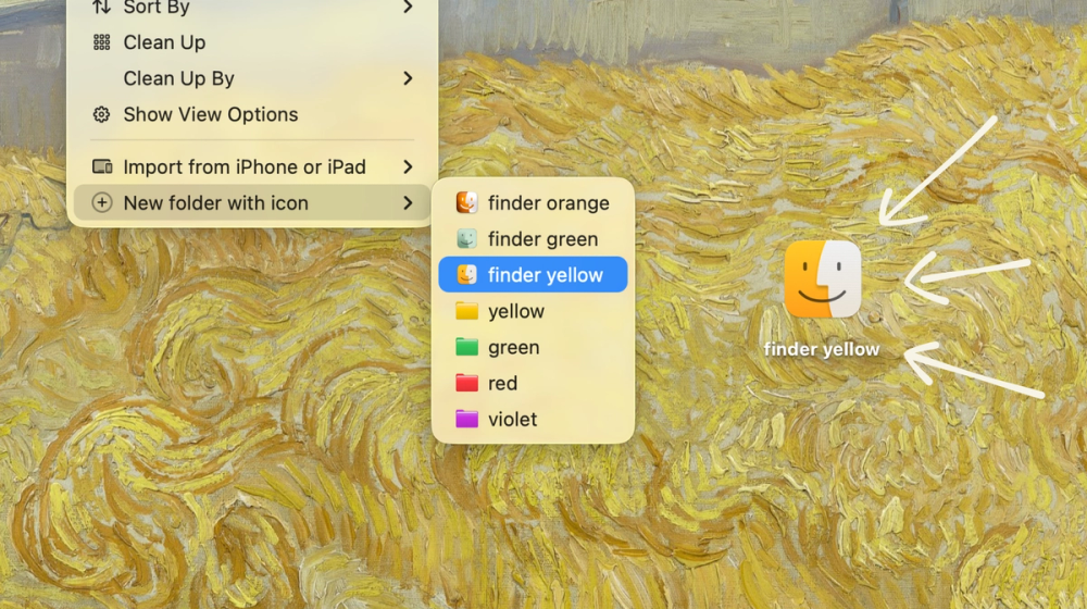 Screenshot of Foldr for MacOS