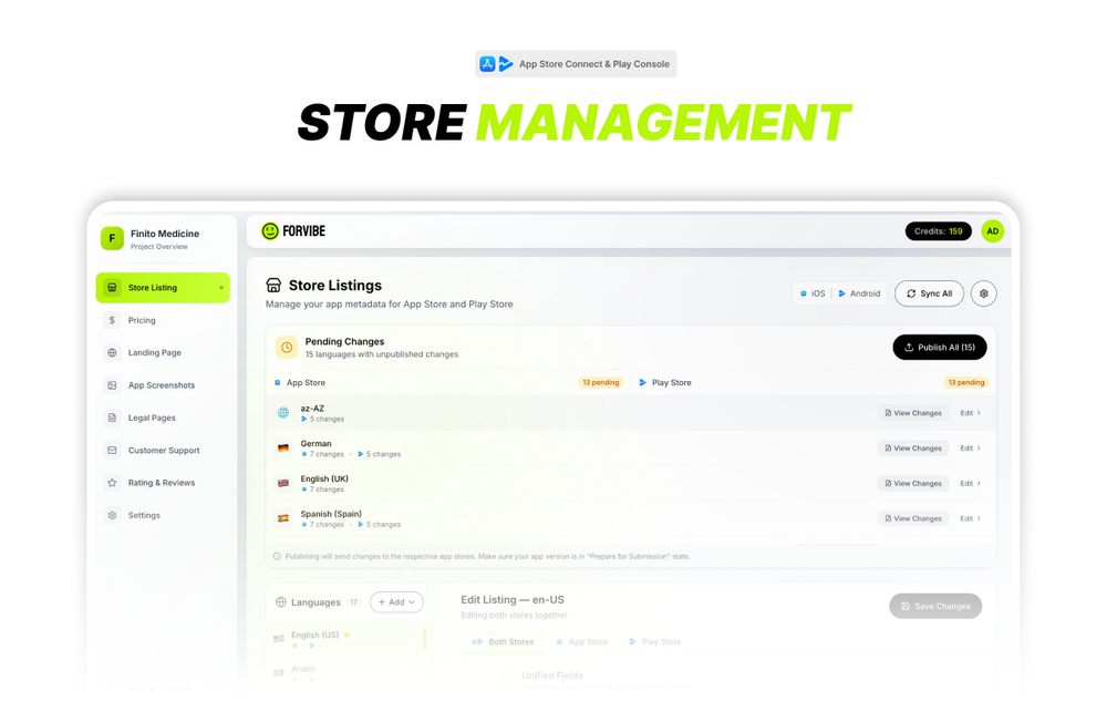 Screenshot of Forvibe