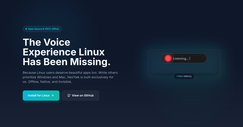 Screenshot of NexTalk