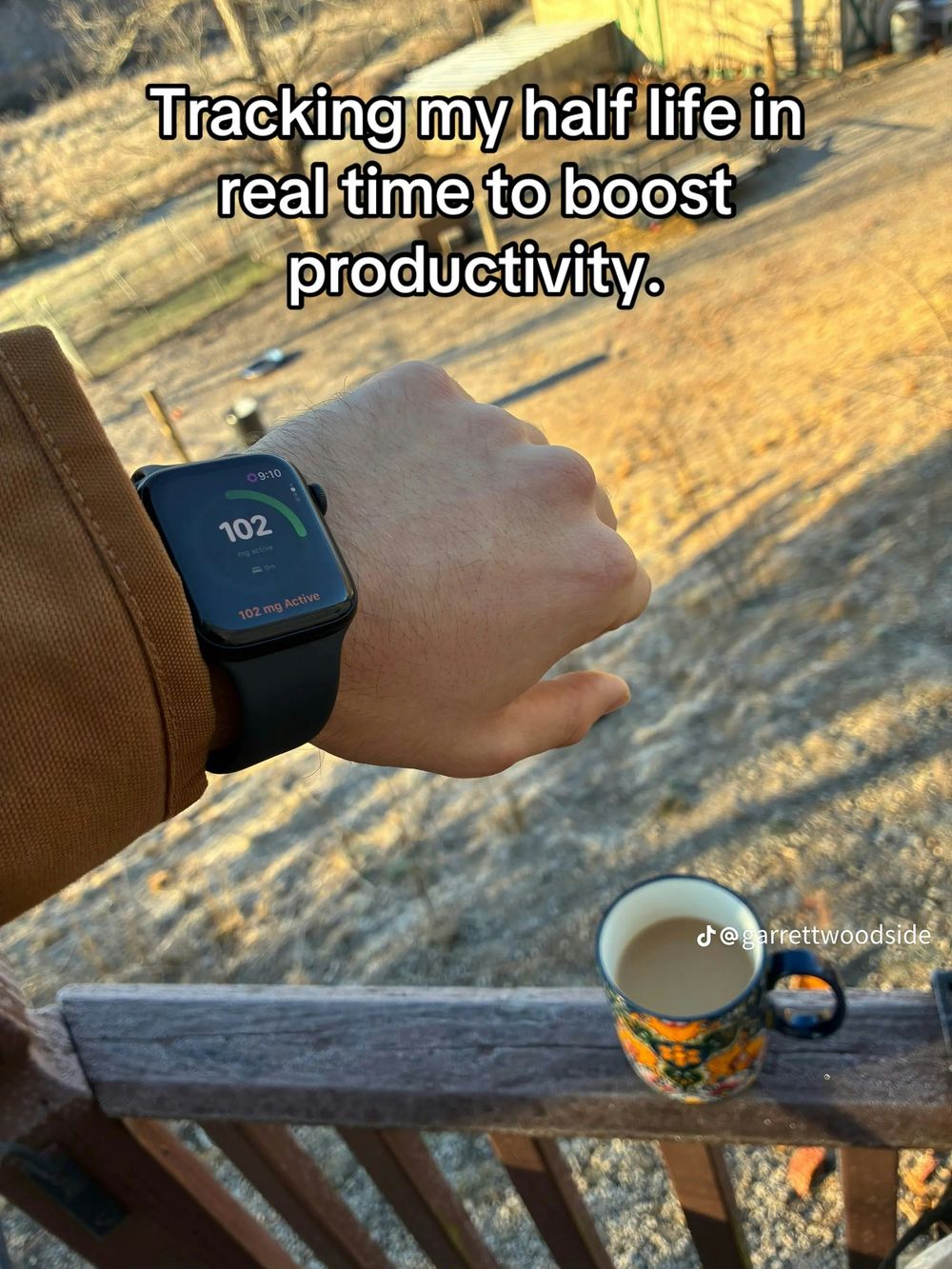 Screenshot of Caffeine Curfew iOS App