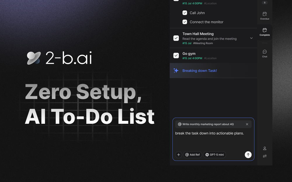 Screenshot of 2-b.ai