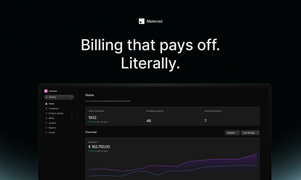 Screenshot of Meteroid