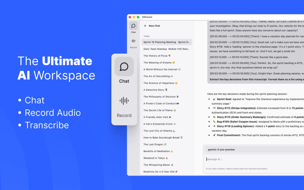 Screenshot of Silkwave
