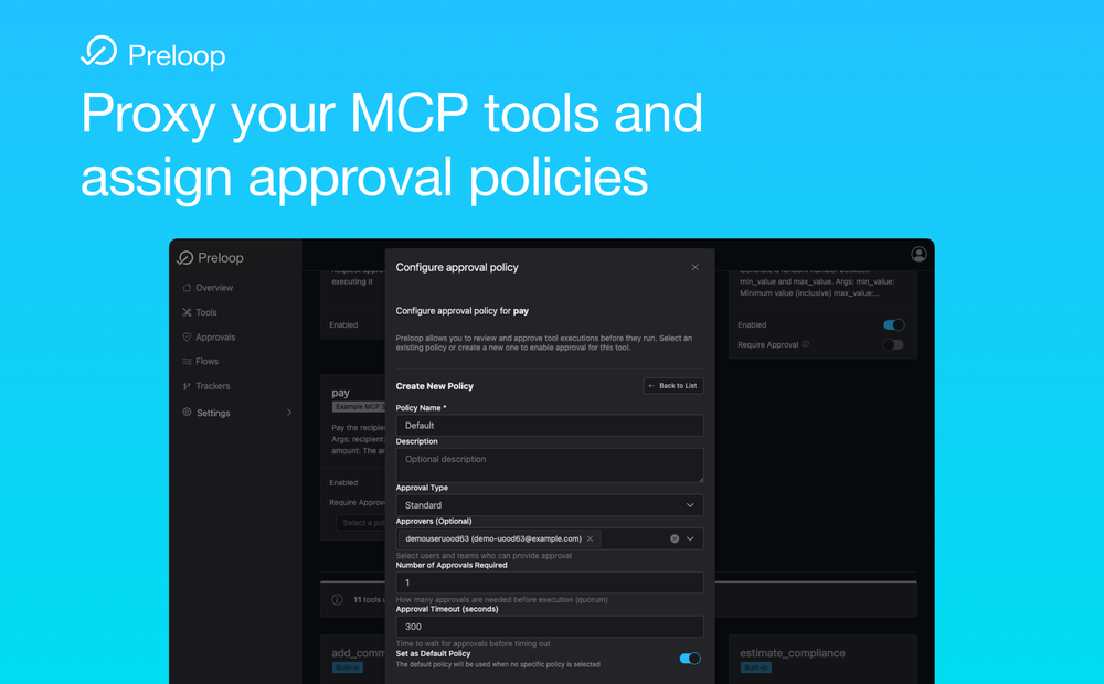 Screenshot of Preloop