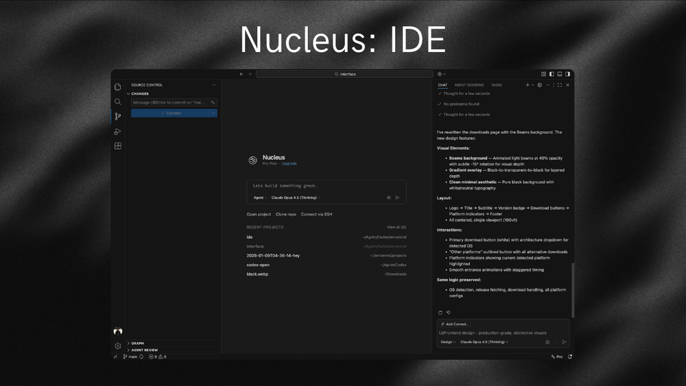 Screenshot of Terramind Nucleus
