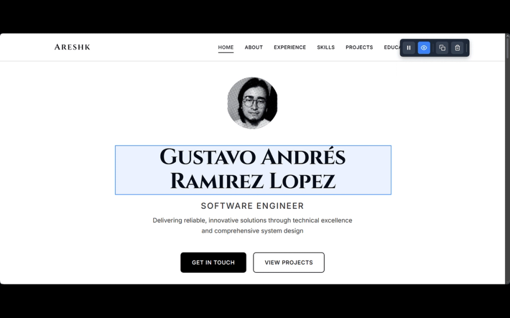 Screenshot of AgentEcho
