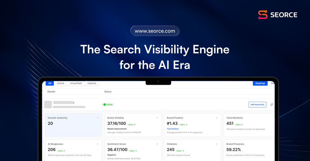 Screenshot of SEORCE