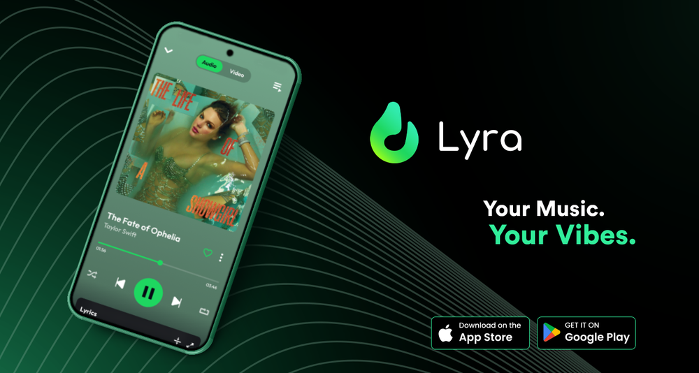 Screenshot of Lyra Music