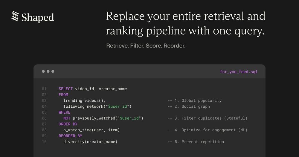 Screenshot of ShapedQL