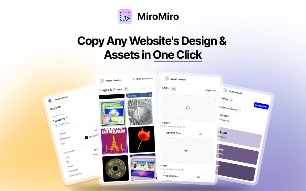 Screenshot of MiroMiro