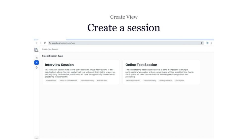 Screenshot of AI Proctor by Qlay