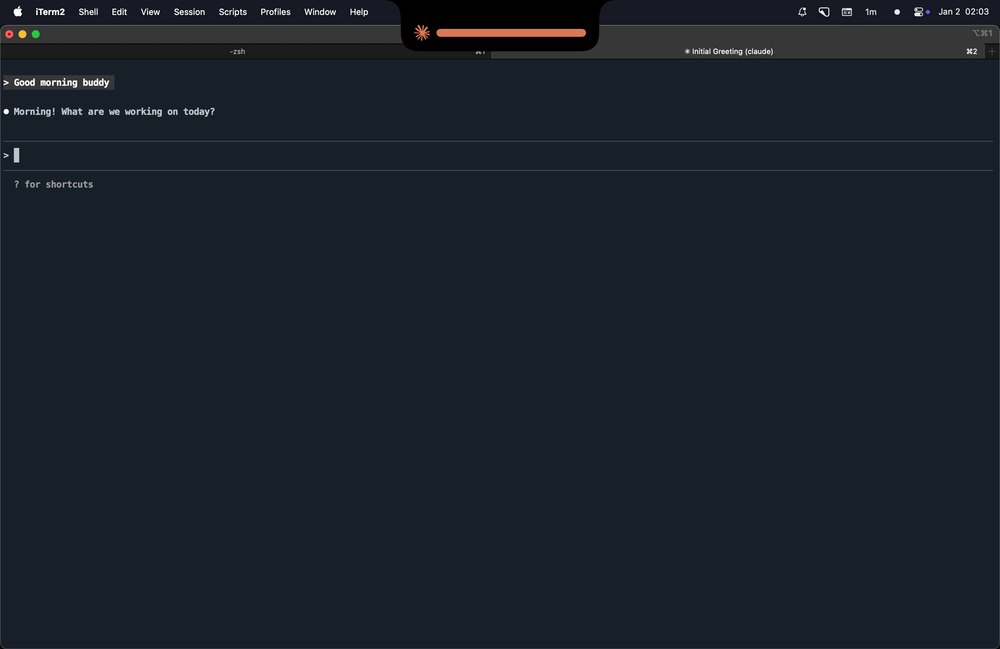 Screenshot of Notchification