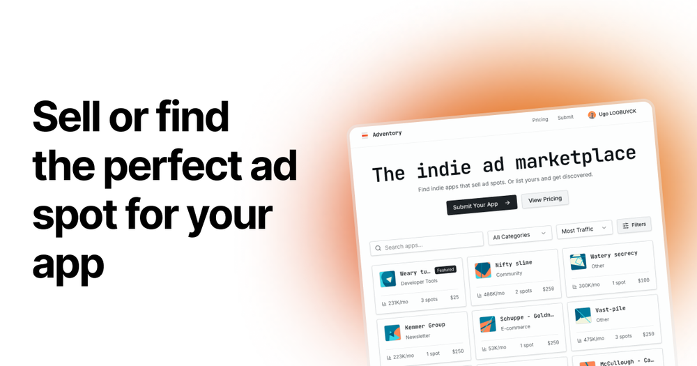 Screenshot of Adventory