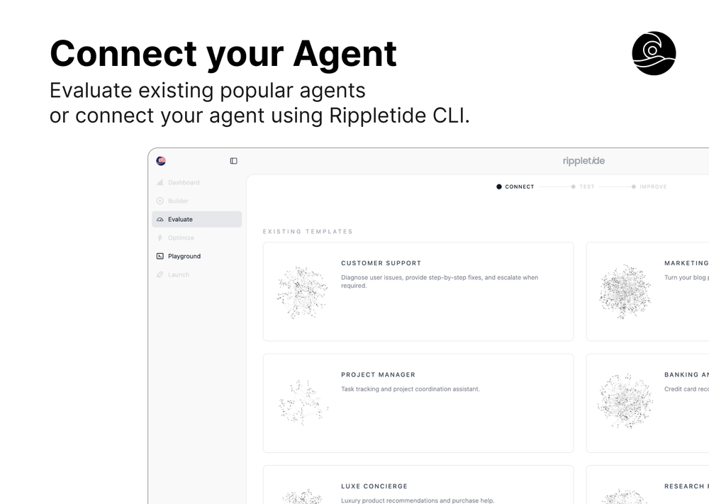 Screenshot of Rippletide Eval CLI