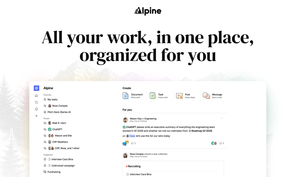 Screenshot of Alpine