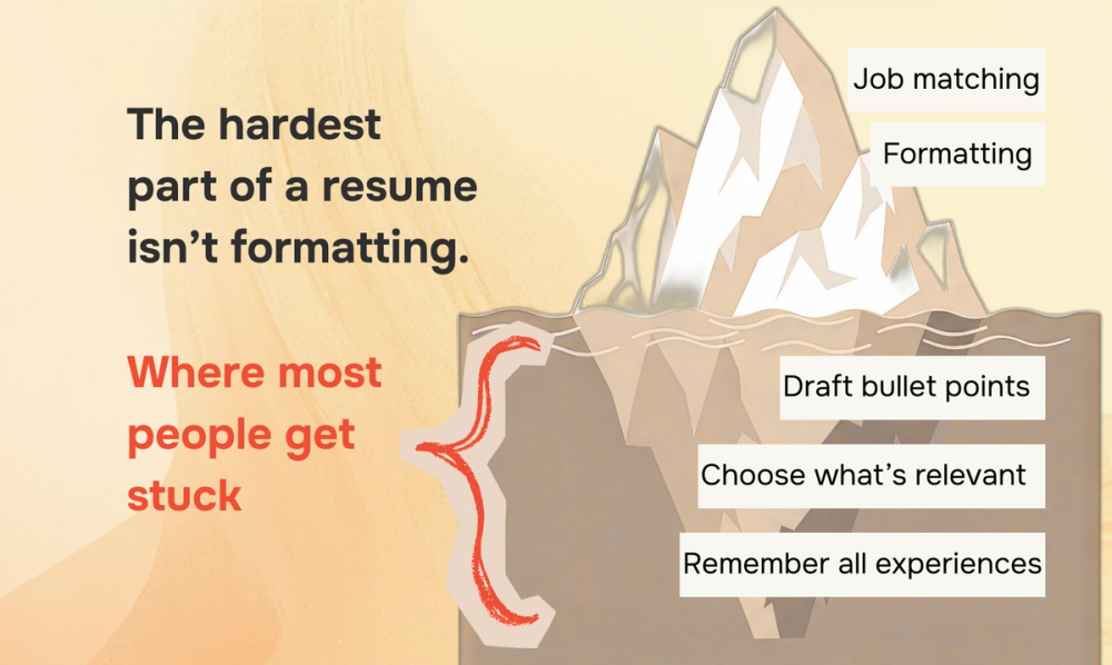 Screenshot of StoryCV